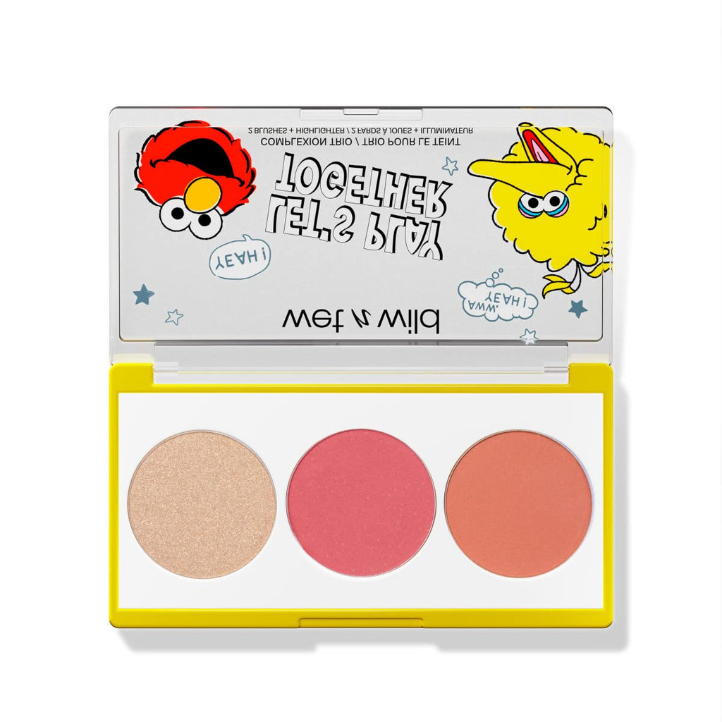 wet n wild Let’s Play Together- Complexion Trio - Perfect Pair Sesame Street Collection (Pack of 2)