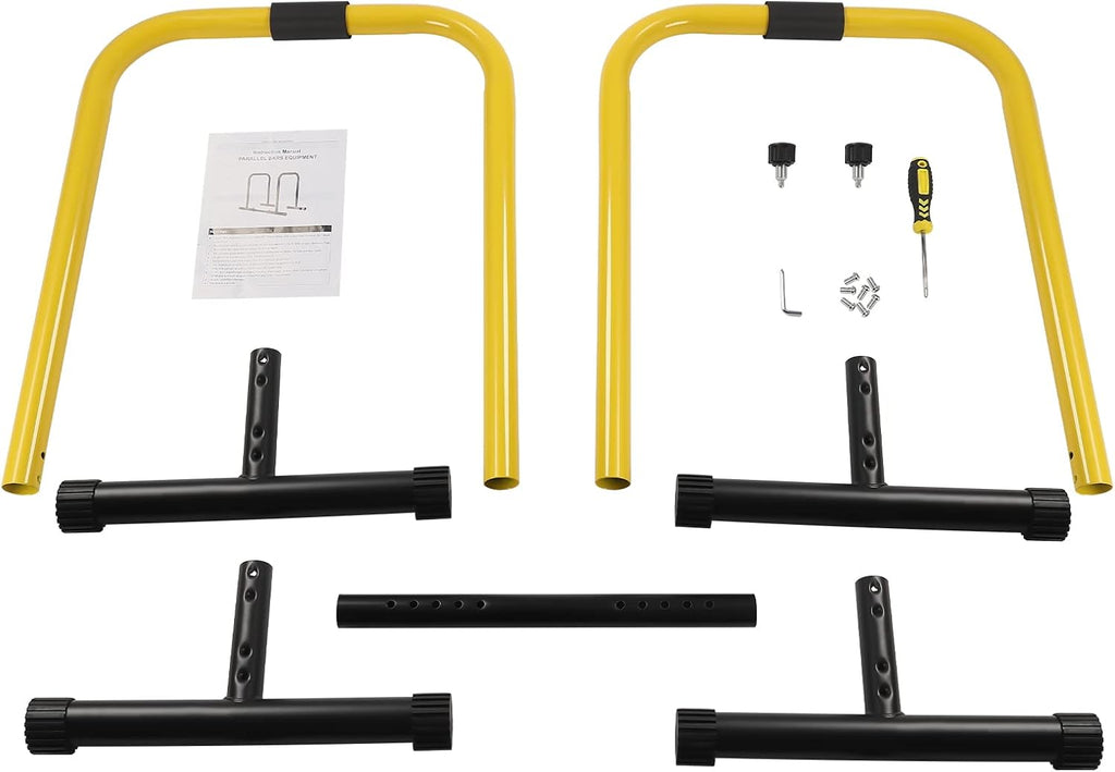 Adjustable Dip Station for Home Gym, Triceps Dips & Push-Ups, 400 lbs Capacity H4220