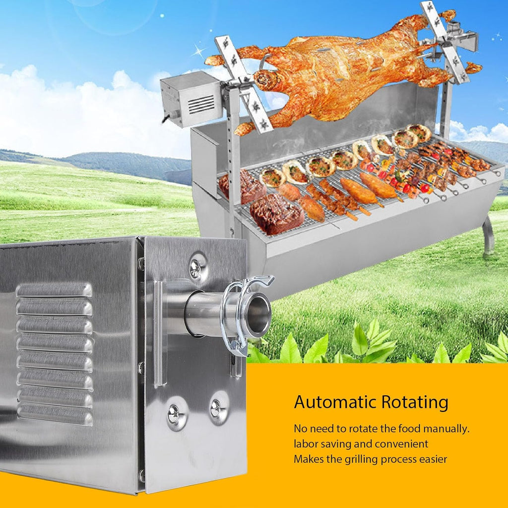 Stainless Steel Electric Grill Rotisserie Motor 45W A46437