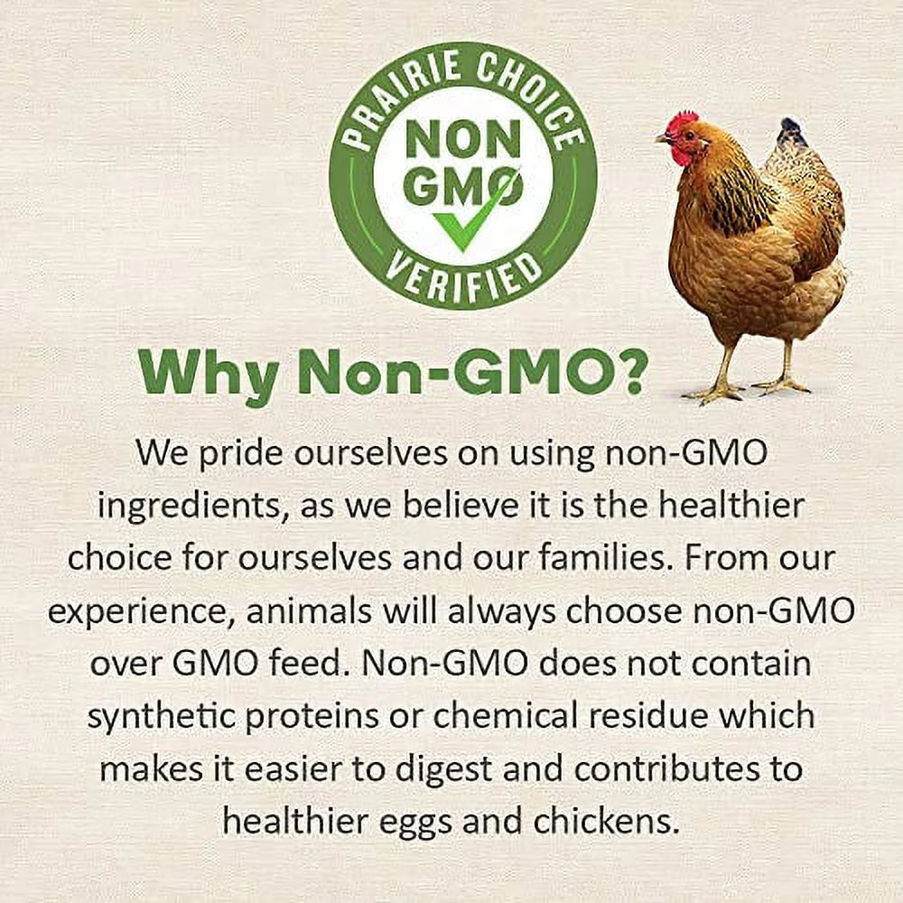 Prairie's Choice Non-GMO Layer Chicken Feed, 25 lbs H92009