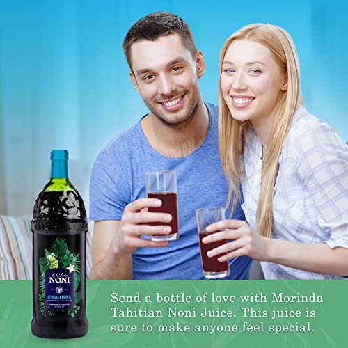 Tahitian Noni Juice by Morinda Original Noni Fruit Puree with Blueberry & Grape, 4x1L Bottles P3061