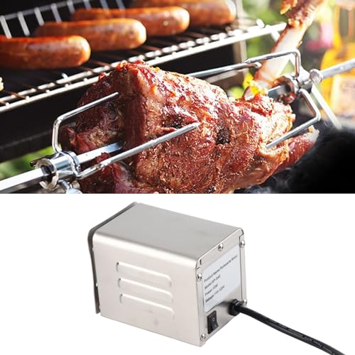 Stainless Steel BBQ Rotisserie Motor 110V T7095