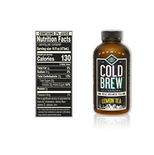 AriZona Arnold Palmer Half and Half Iced Tea Lemonade, 16 Fl Oz (Pack of 12) E779065