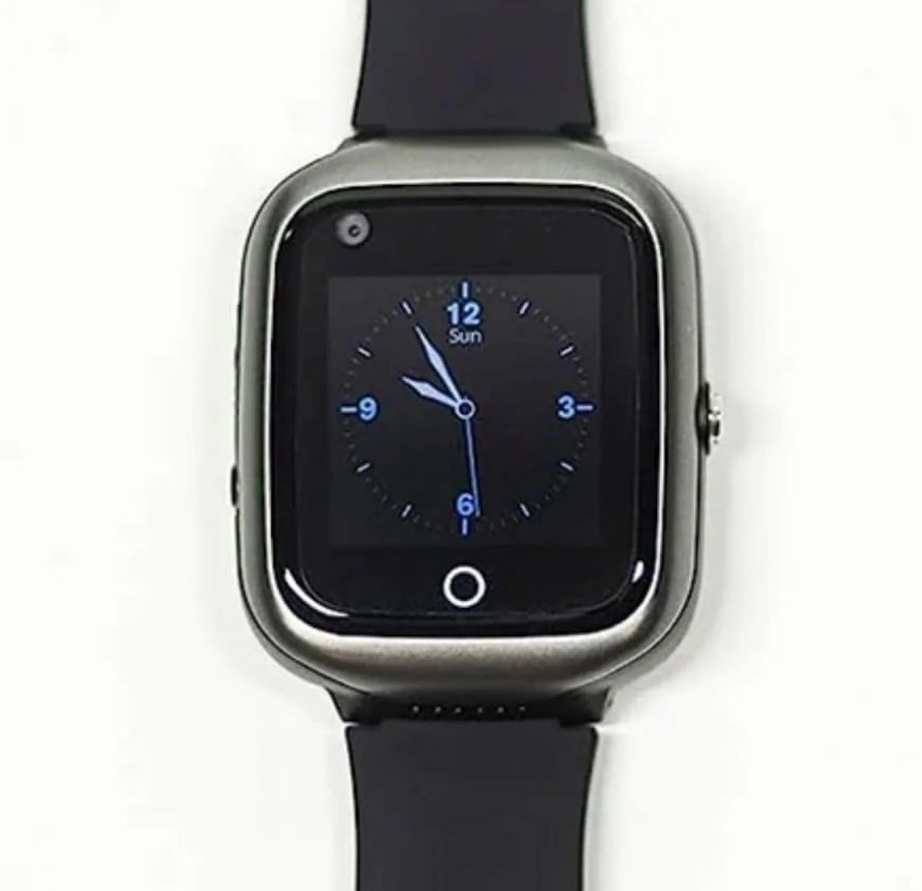Smart Med Alert - Elderly Medical Alert Smartwatch | 24/7 Monitoring | Fall Detection | Black