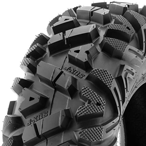 Set of 2 SunF A033 Power.I AT 25x8-12 ATV UTV Tires, 6 Ply Tubeless L949