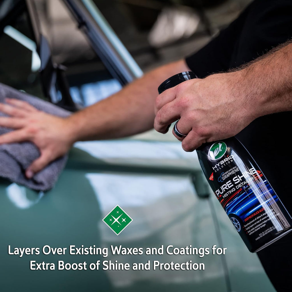 Turtle Wax Hybrid Solutions Pure Shine Detailer Misting Spray, Graphene Infused, 20 oz E252170