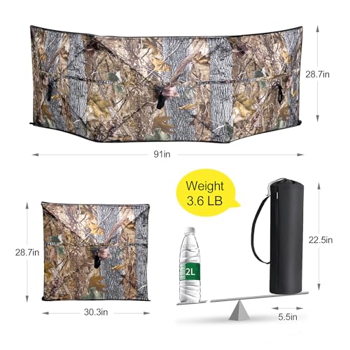 Pop Up Ground Blind for Duck Turkey Deer Hunting D75428