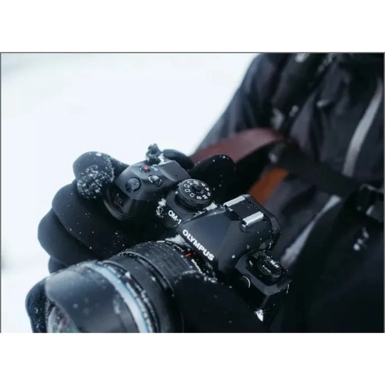 Olympus OM SYSTEM OM-1 20.4MP Mirrorless Camera with Lens, Black J55425