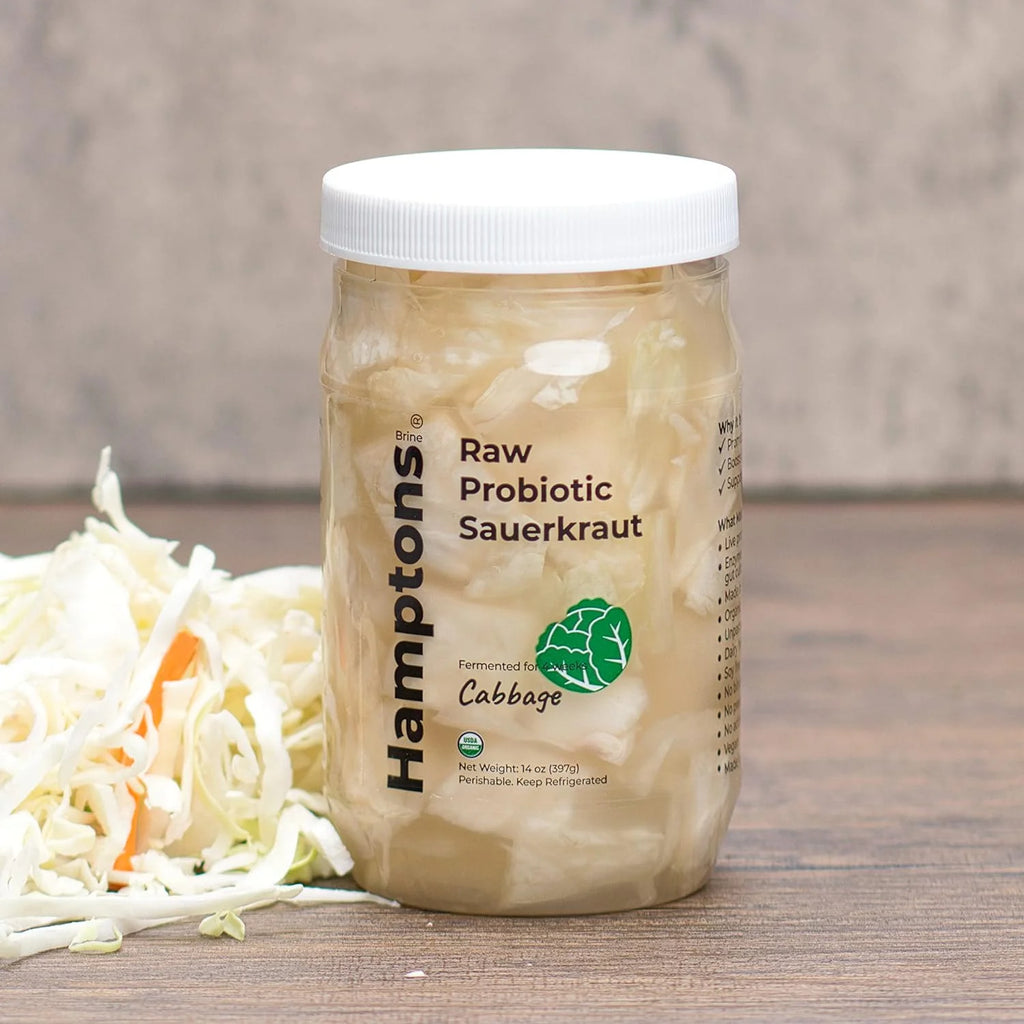 Organic Raw Probiotic Sauerkraut, Unpasteurized, 16 Oz (Pack of 4) O4117