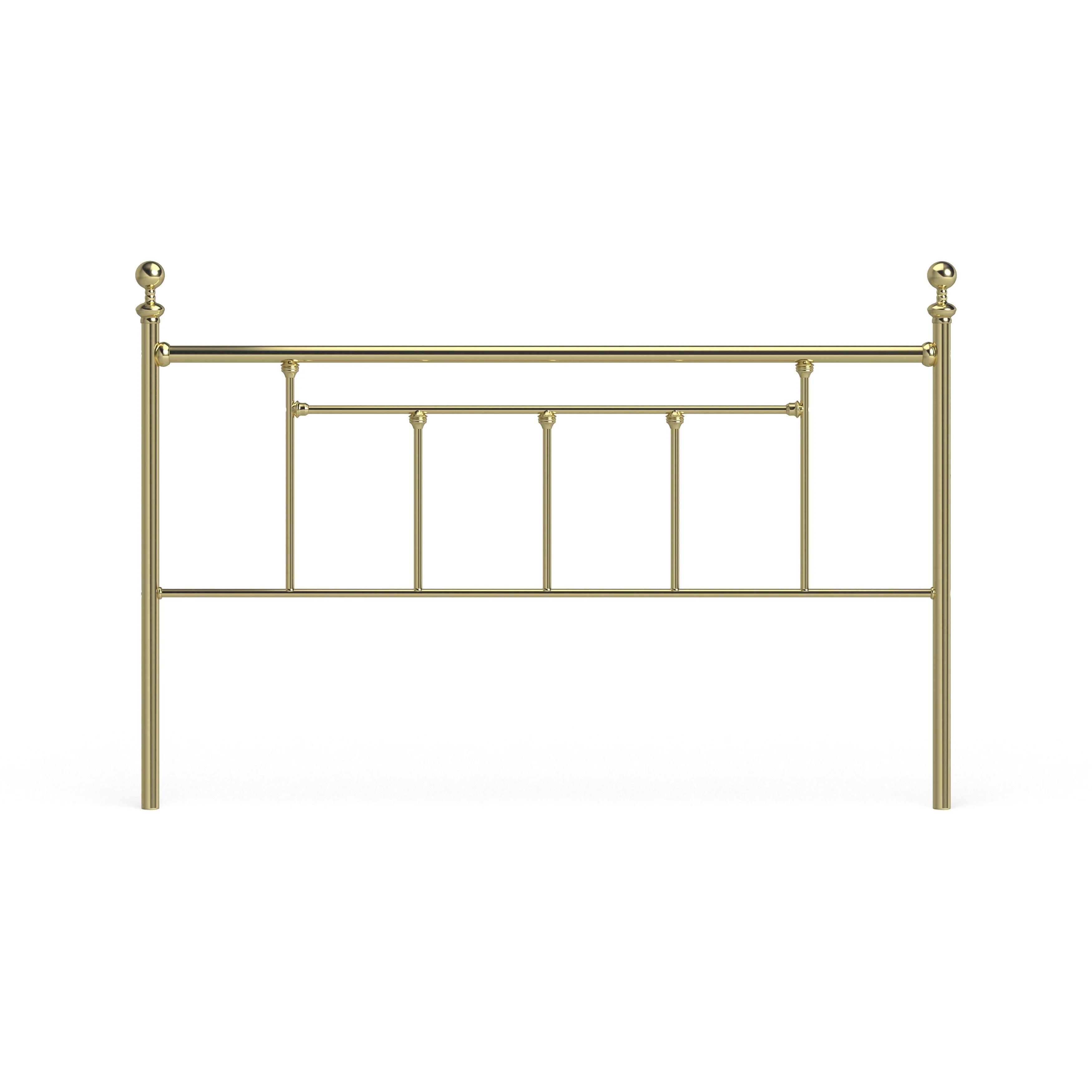 Hillsdale Chelsea Brass Metal Headboard Queen P218
