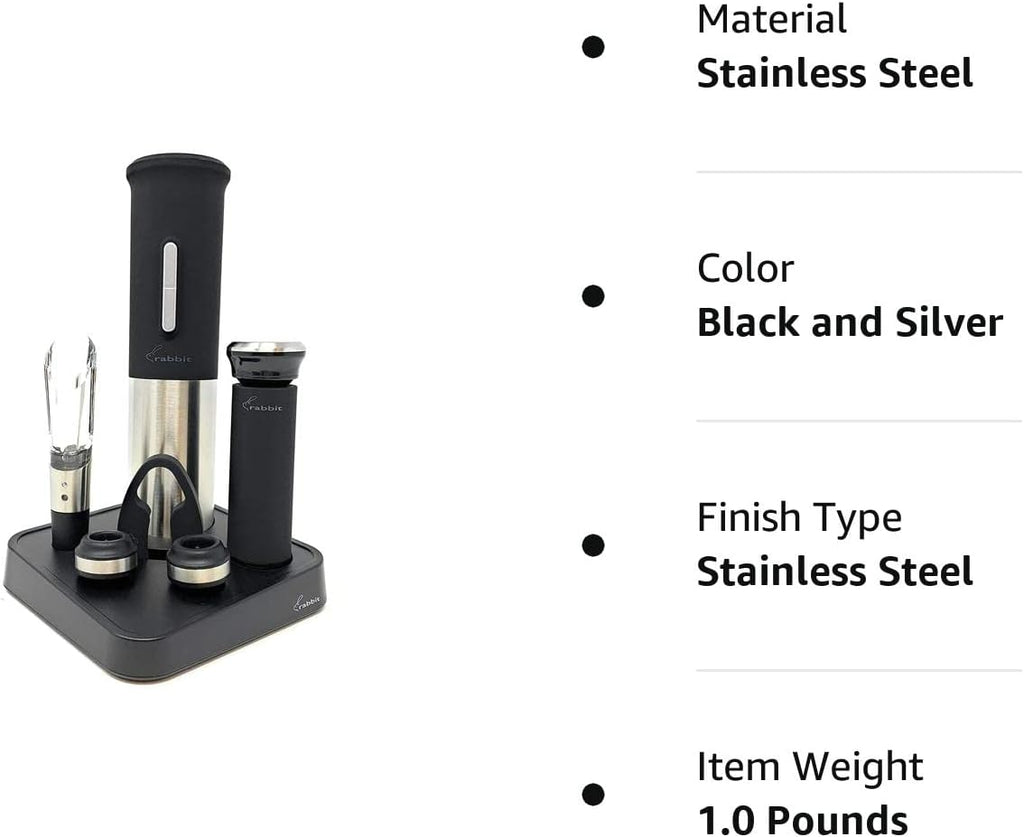 Rabbit Electric Wine Opener Set V433721