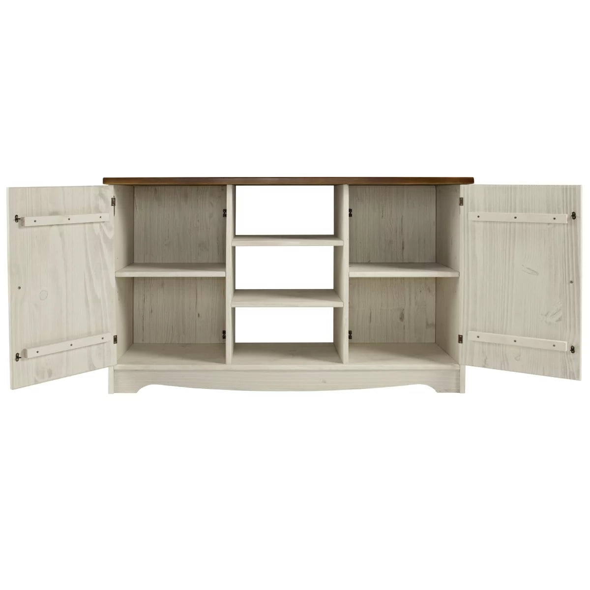 CADB920 Wood Buffet Sideboard White Distressed S691