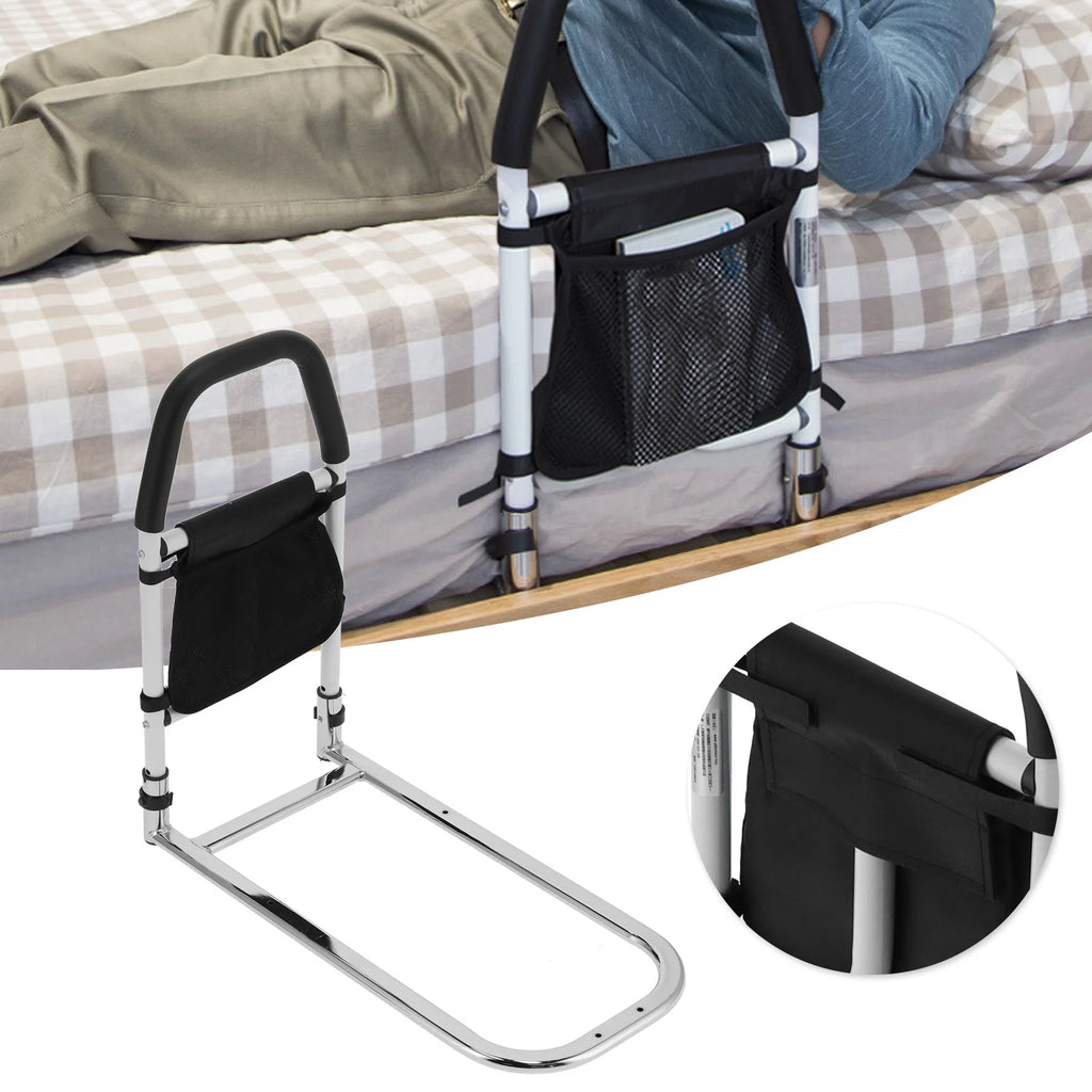 Okimo Bed Rail for Elderly Safety, Adjustable Bed Side Handrail with Storage Bag P406