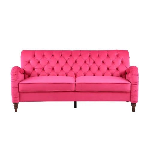 Rose Red Chesterfield 3 Seater Modern Sofa H784516
