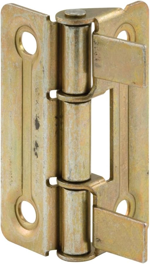 OBSOLETE - Prime-Line 161098 Bi-Fold Door Hinges, Brass Plated, for Bi-Fold Doors (1 Pair)