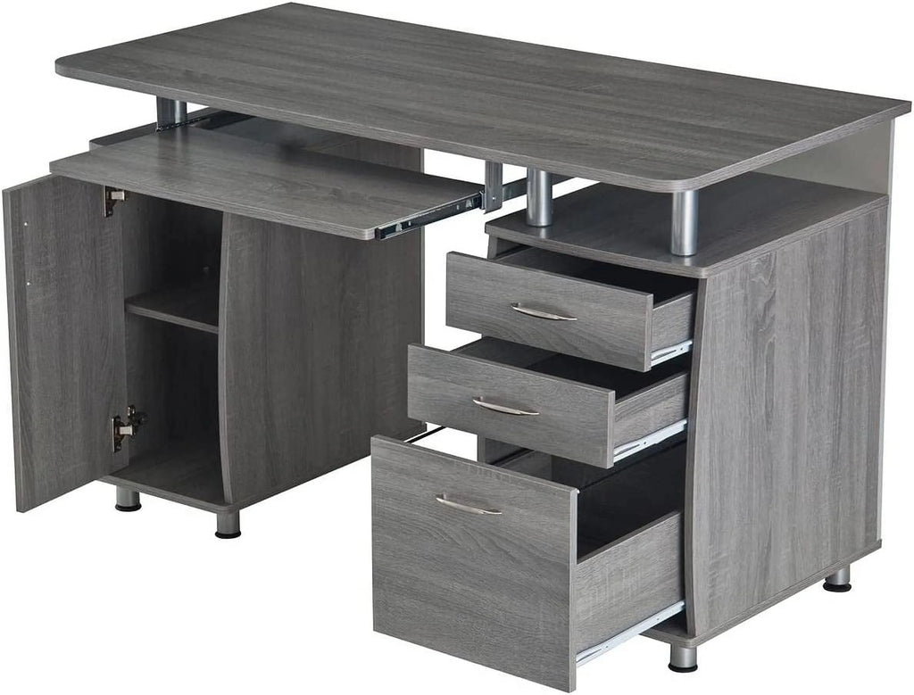 Gray Small Computer Desk E63633