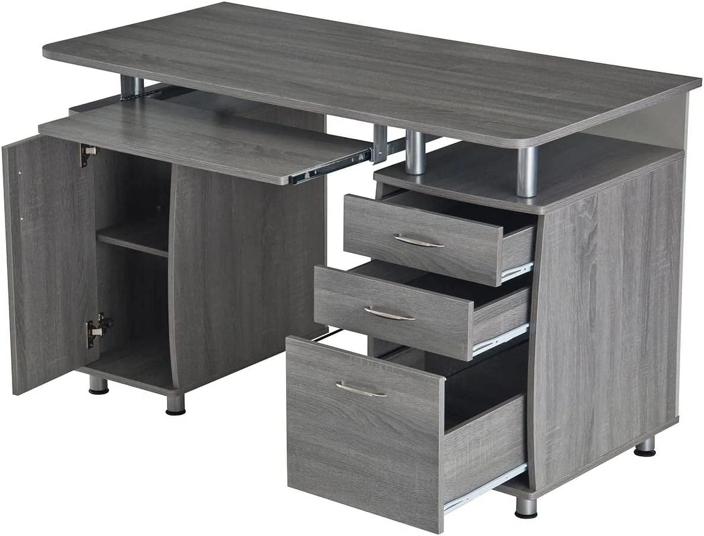 Gray Small Computer Desk E63633