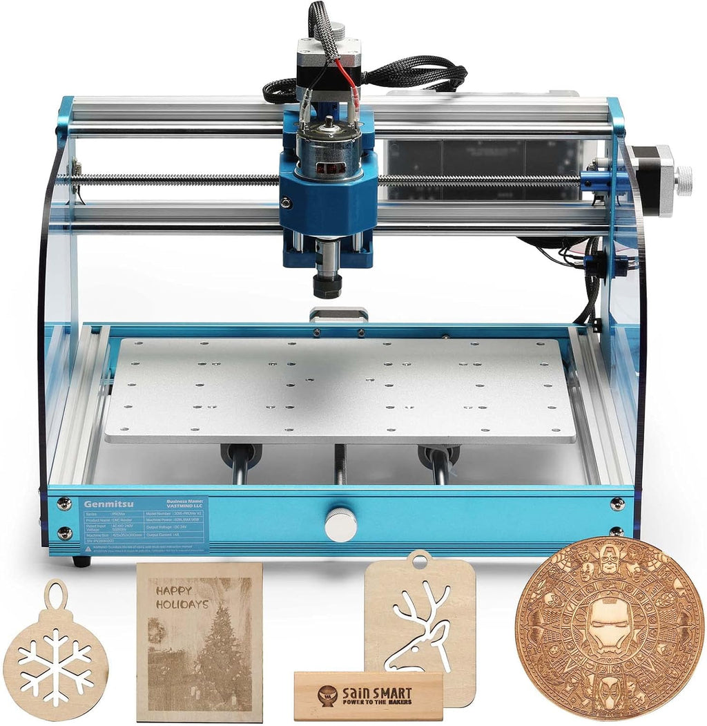 Genmitsu 3018-PROVer V2 Desktop CNC Router Machine with GRBL Offline Control T7133