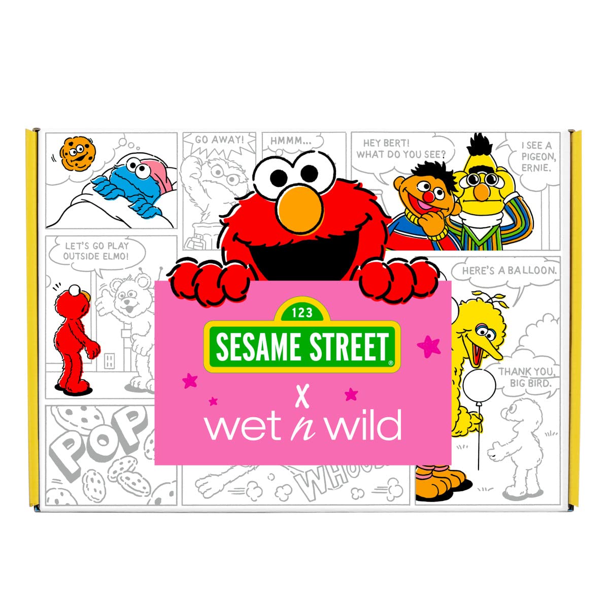 wet n wild Sesame Street Limited Edition PR Box Makeup Set with Brushes, Palettes & Lip Glosses T4688