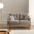 CoSoTower Living Space Sofa 2 Seater, Loveseat With Waterproof Fabric Cream, Usb Charge