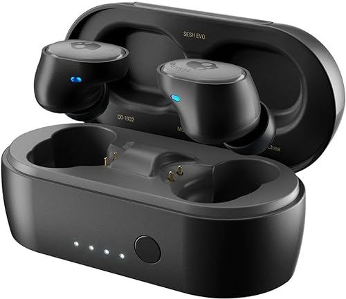 Skullcandy Sesh Evo True Wireless Earbuds with Charging Case, True Black V8463