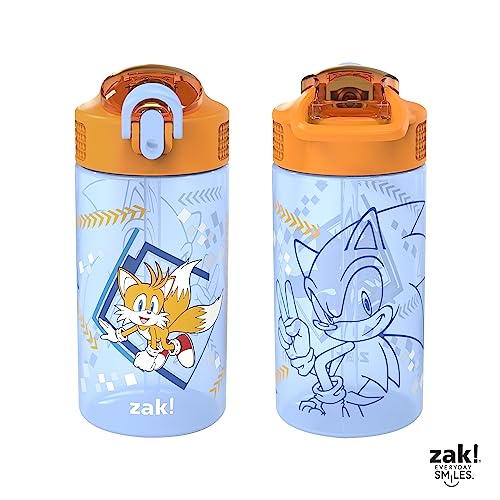 Zak Designs CoComelon Kids Water Bottle with Spout Cover, 16 oz, Pack of 2 O211554