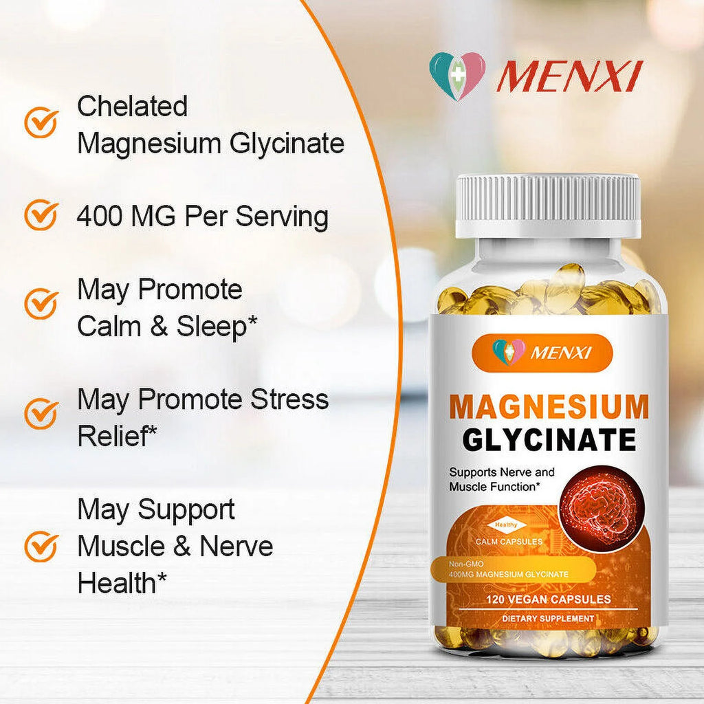 Magnesium Glycinate 400 mg 120 Capsules G982947
