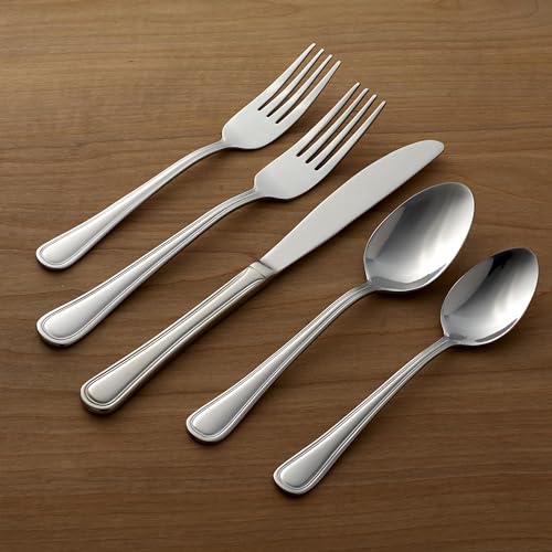 Oneida Tress 62-Piece Flatware Set for 8 with Serving Pieces J902662