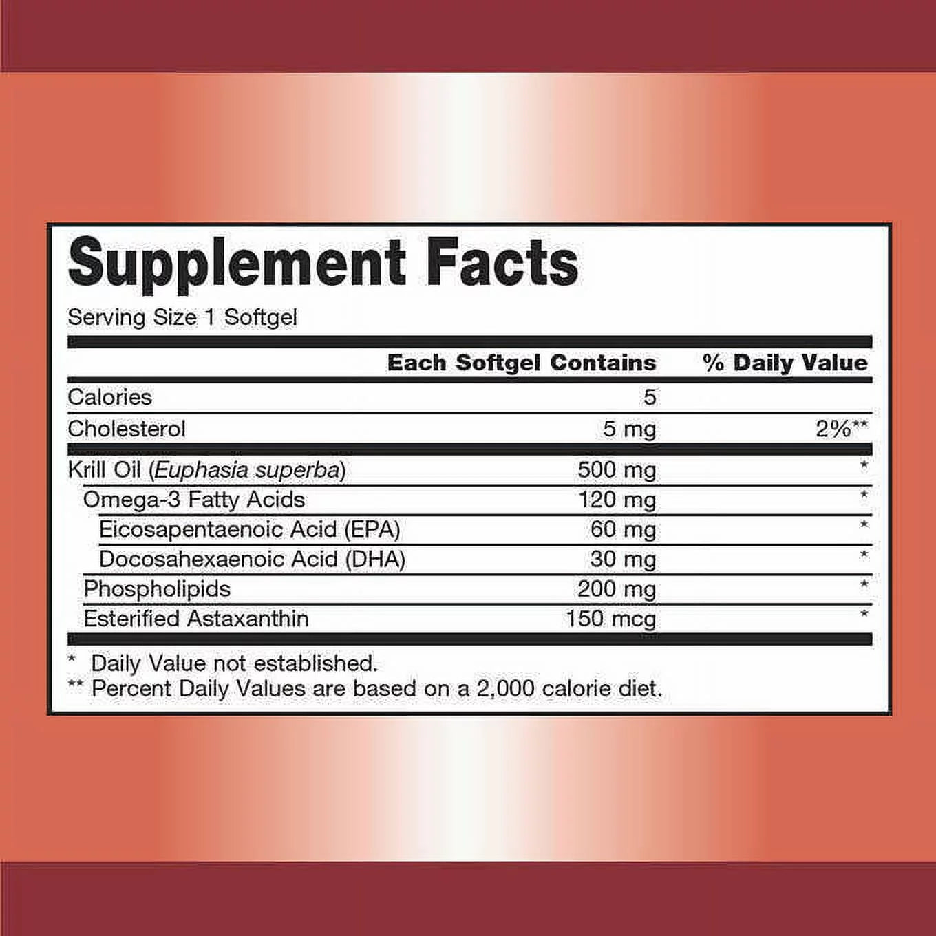 Kirkland Signature Krill Oil 500 mg, 160 Softgels D737