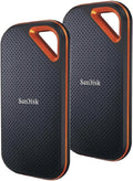 SanDisk Extreme PRO Portable 1TB USB 3.2 Gen 2 Type-C External SSD V2, 2-Pack