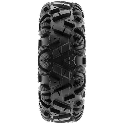 Set of 2 SunF A033 Power.I AT 25x8-12 ATV UTV Tires, 6 Ply Tubeless L949