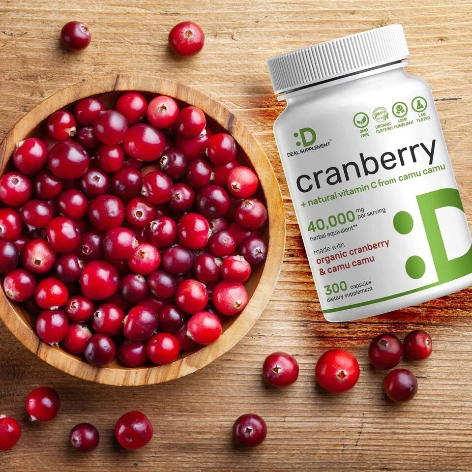 Cranberry Max Strength 40000mg Urinary Tract Support - 300 Capsules X740282