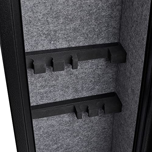 Rifle Safe Cabinet with Digital Keypad for Shotgun, Black J401889
