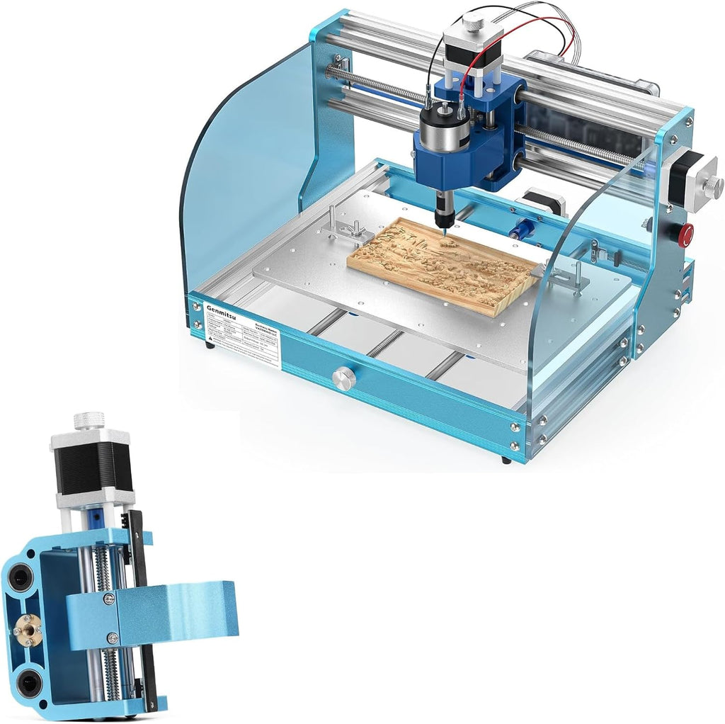 Genmitsu 3018-PROVer V2 CNC Milling Machine for Beginner + Upgraded Aluminum Z Axis Assembly V2 Kit