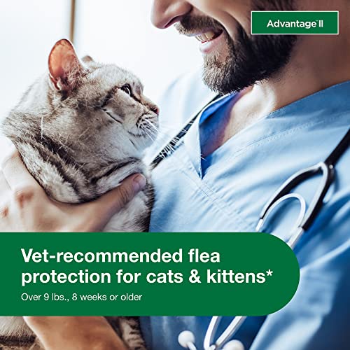 Advantage II Large Cat Vet-Recommended Flea Treatment & Prevention, 12-Month Supply H458