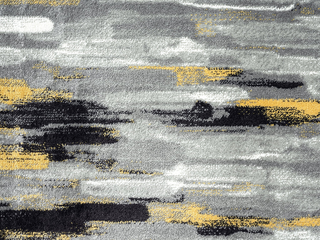 Abani Porto Collection Area Rug 6 x 9 Grey Yellow Q1842
