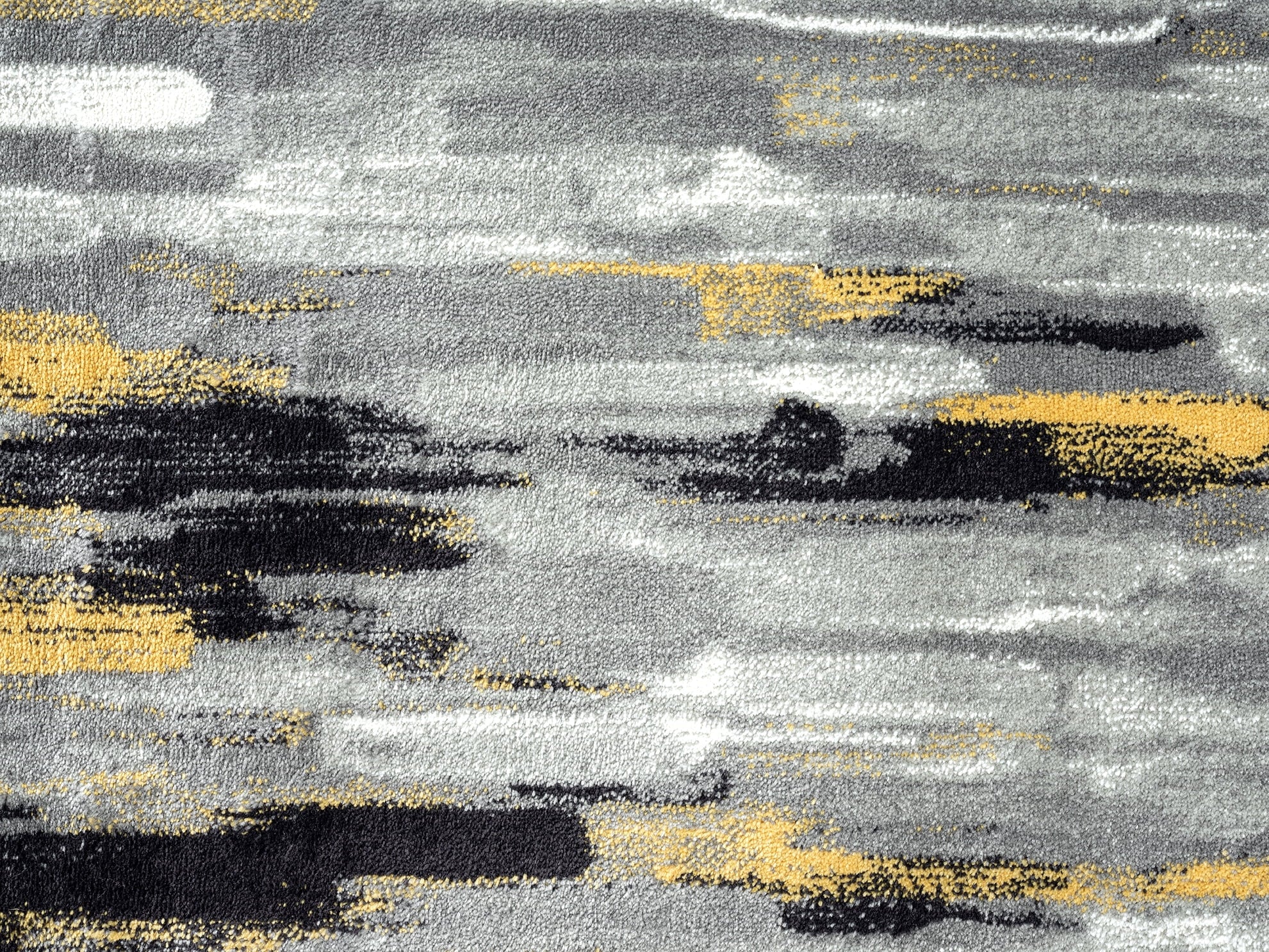 Abani Porto Collection Area Rug 6 x 9 Grey Yellow Q1842