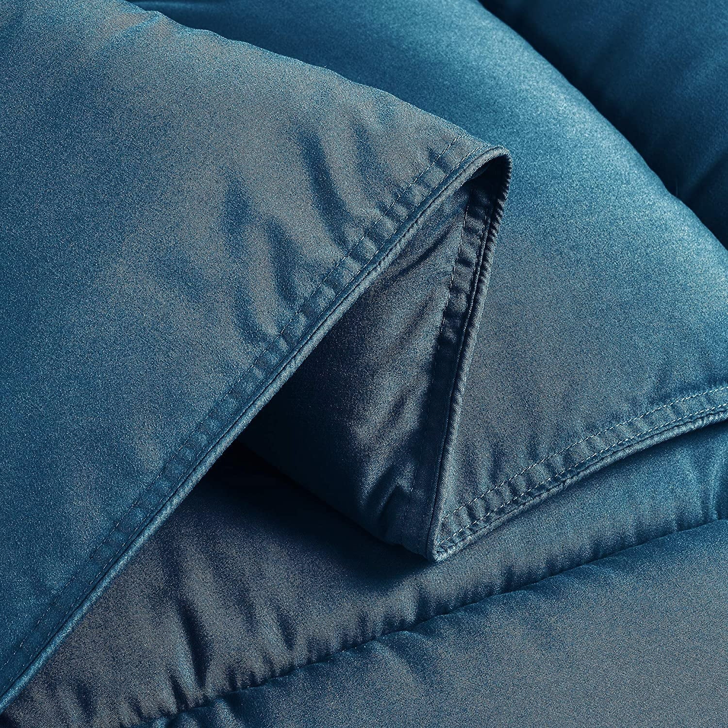 Chezmoi Collection Teal Down Alternative Comforter Queen 3-Piece Set J62383