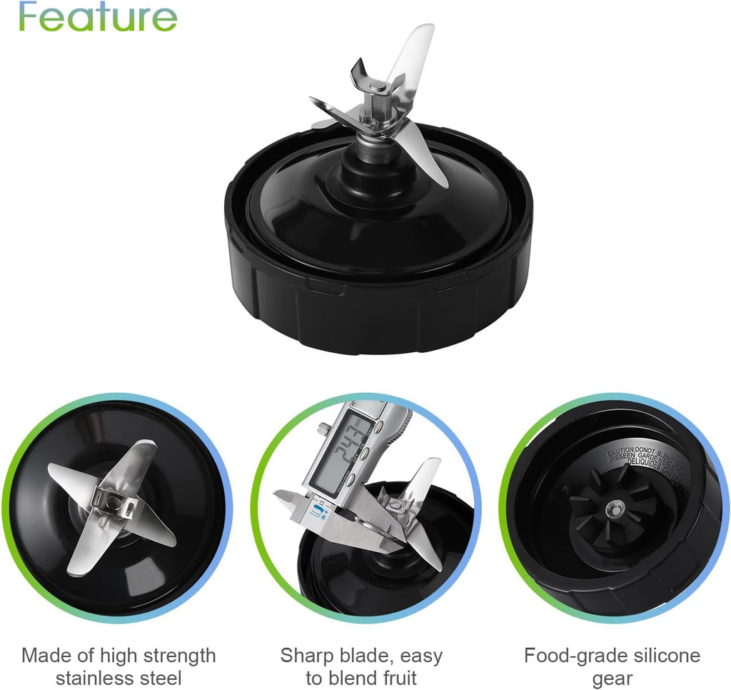 Ninja 24oz Blender Cups with To-Go Lids and Extractor Blade S647