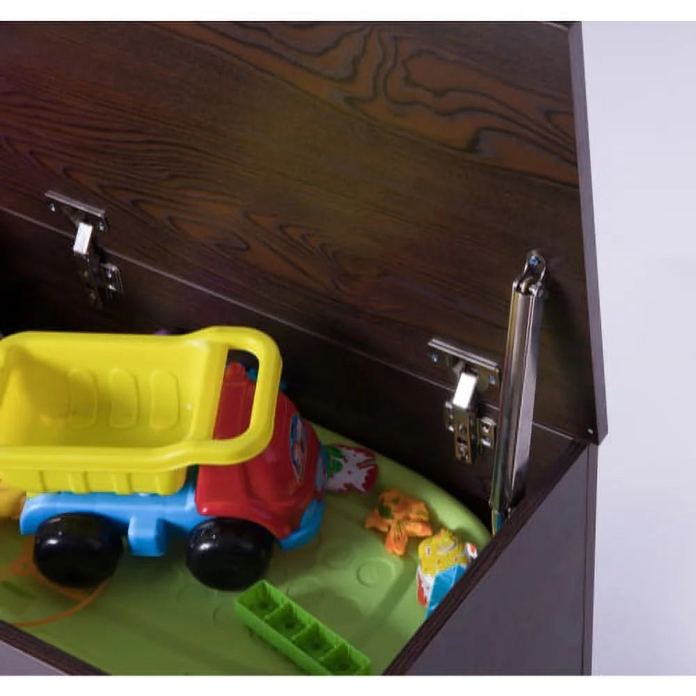 Wooden Toy Box Storage Organizer, Brown O46888