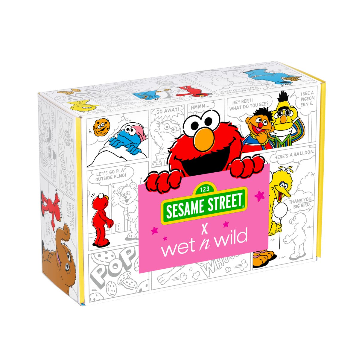 wet n wild Sesame Street Limited Edition PR Box Makeup Set with Brushes, Palettes & Lip Glosses T4688