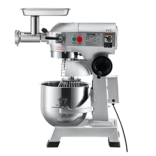 VEVOR Commercial Food Mixer 8.5Qt 450W with Stainless Steel Bowl O794