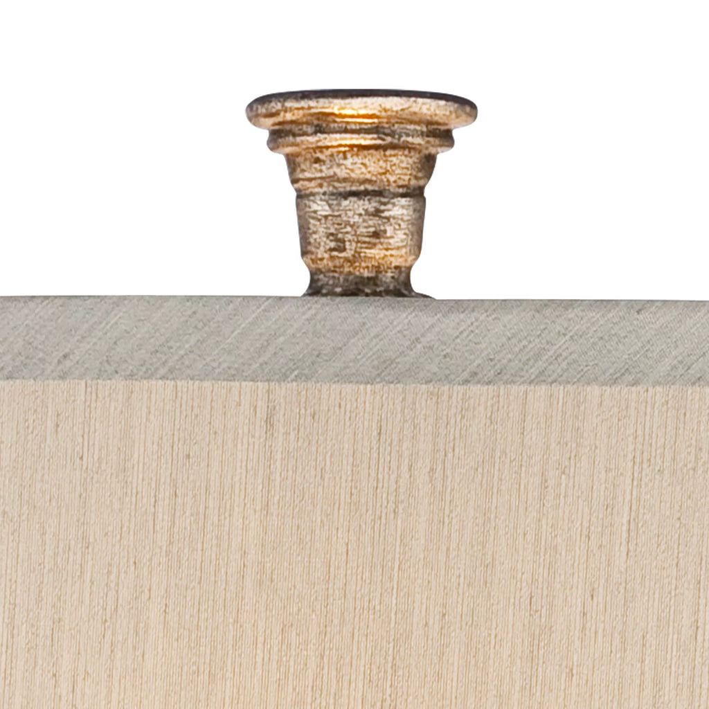Barnes and Ivy Luke 33 3/4" Tall Traditional End Table Lamps Set of 2, Gold Silver Finish N5546