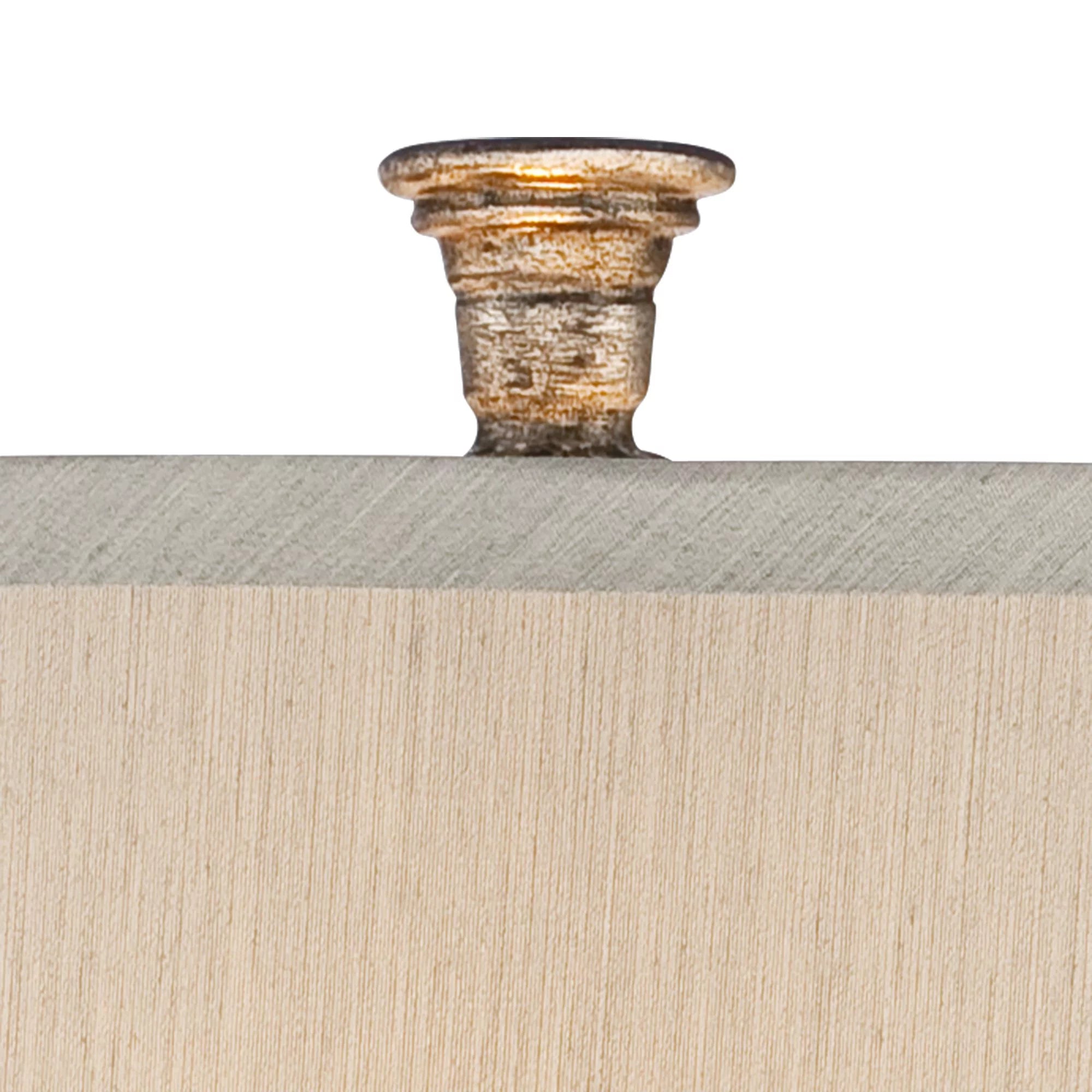 Barnes and Ivy Luke 33 3/4" Tall Traditional End Table Lamps Set of 2, Gold Silver Finish N5546
