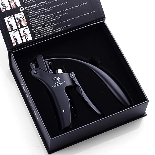 Vertical Lever Corkscrew with Non-Stick Worm and Foil Cutter V28961