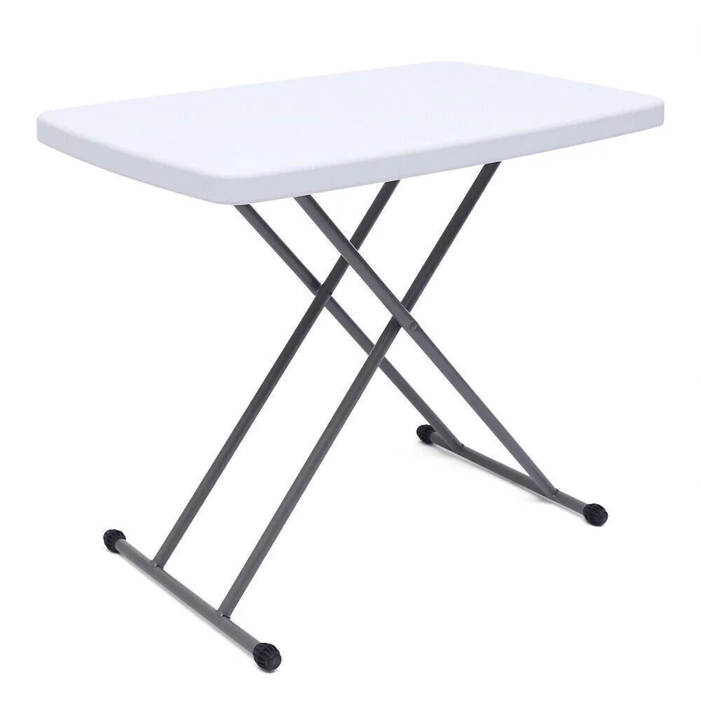 Miumaeov Folding Snack Table with Adjustable Height for Home V54451