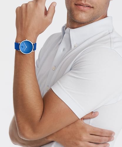 Movado Men's Watch - Swiss Quartz Leather Strap 41mm T761753