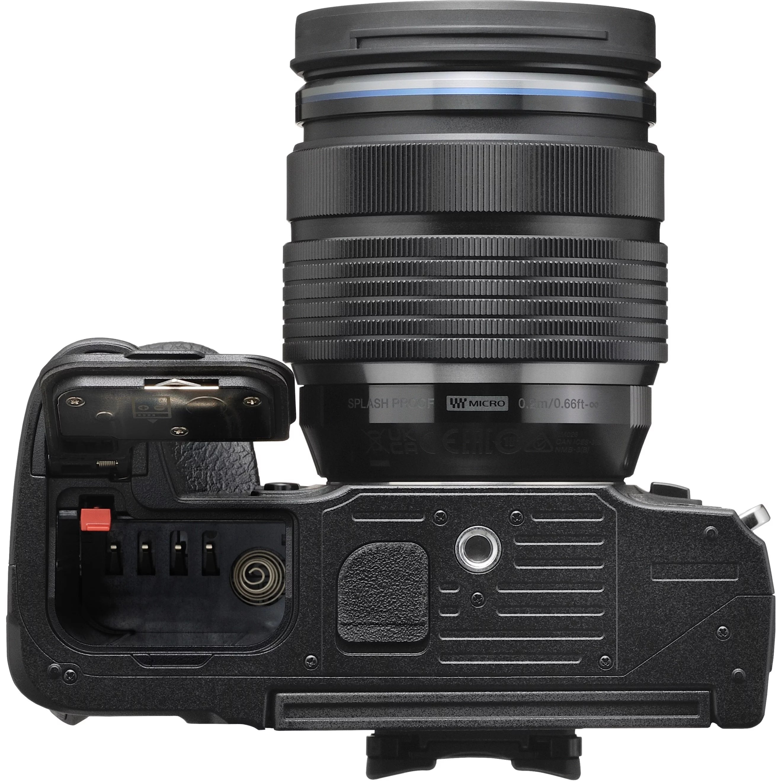 Olympus OM SYSTEM OM-1 20.4MP Mirrorless Camera with Lens, Black J55425