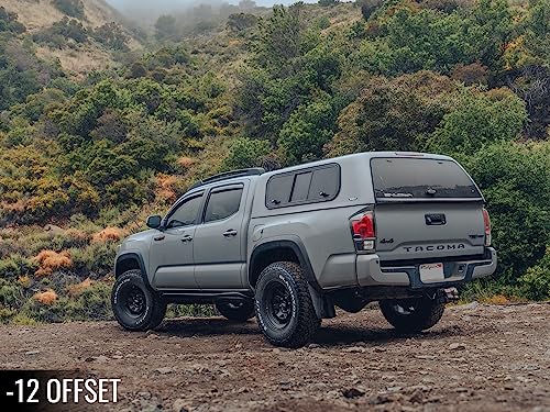 RockTrix RT117 17x9 6x135 Black Wheel for Ford F150 & Bronco Raptor F858