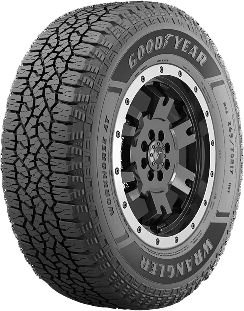 Goodyear Wrangler Workhorse AT All Terrain LT265/75R16 123/120R E Light Truck Tire